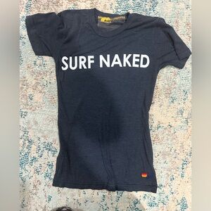 Aviator Nation Navy Tee with Yellow Accent